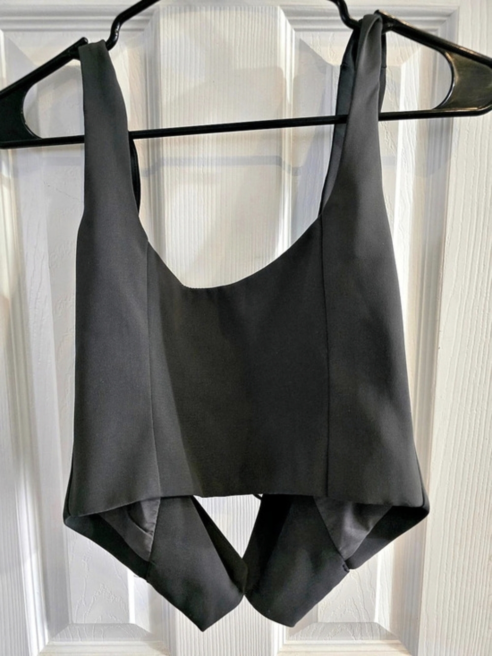 Peppermayo Black Belted Bodysuit Size Medium Like New